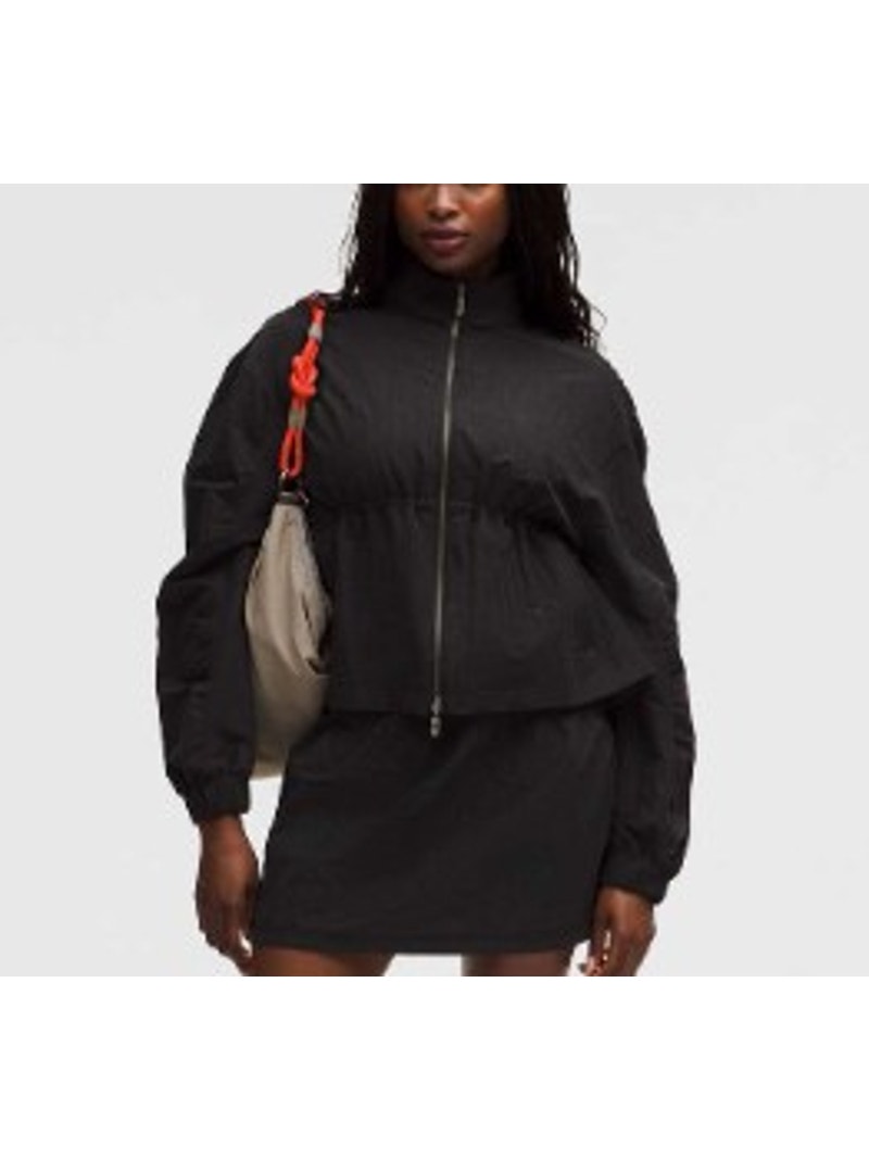 Lululemon Crinkle Nylon Cinchable Jacket Women's Sz. L